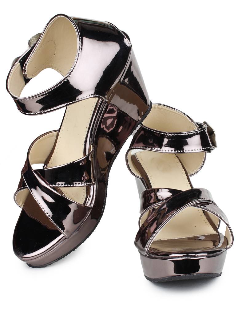 multicolor synthetic Heels Sandal For Women