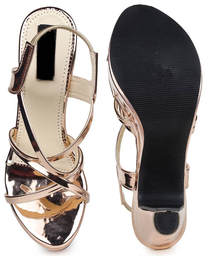 multicolor synthetic Heels Sandal For Women