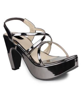 multicolor synthetic Heels Sandal For Women 1