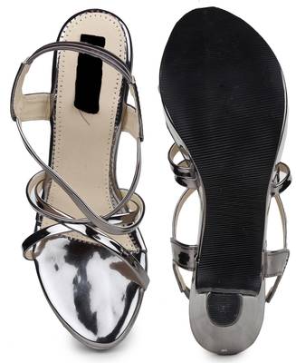 multicolor synthetic Heels Sandal For Women 2