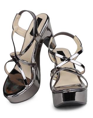 multicolor synthetic Heels Sandal For Women 3