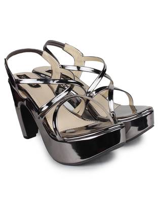 multicolor synthetic Heels Sandal For Women 5