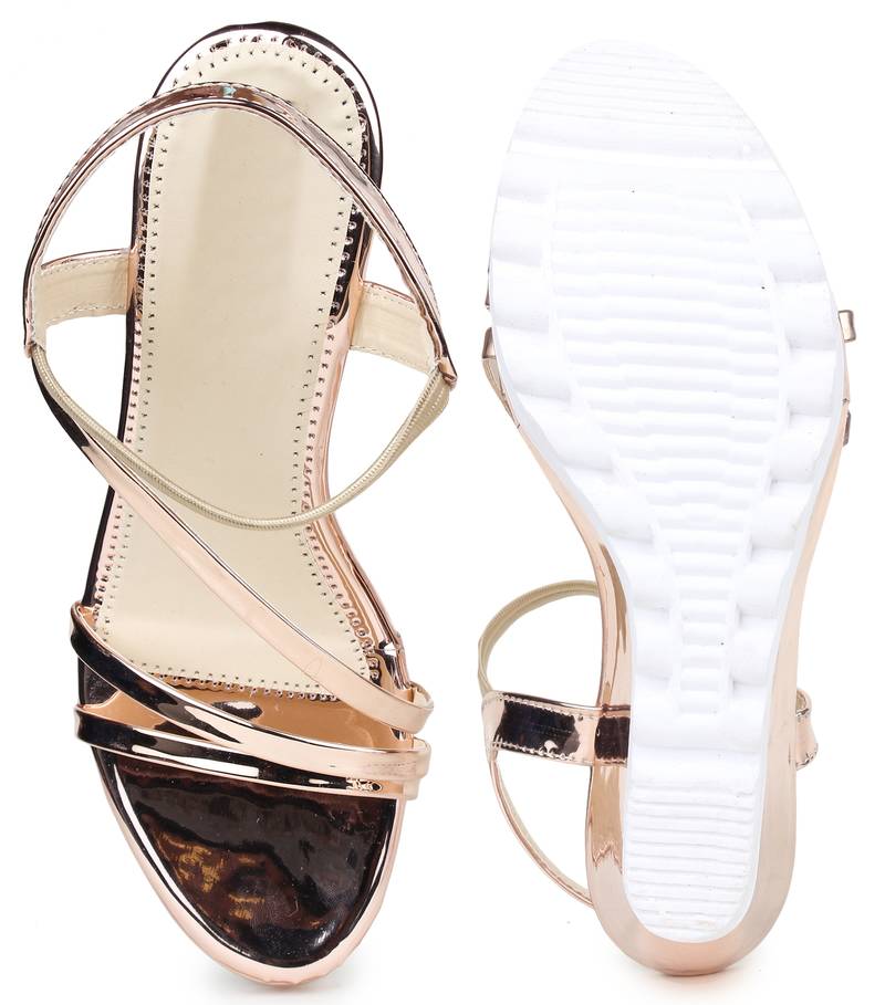 multicolor synthetic Heels Sandal For Women