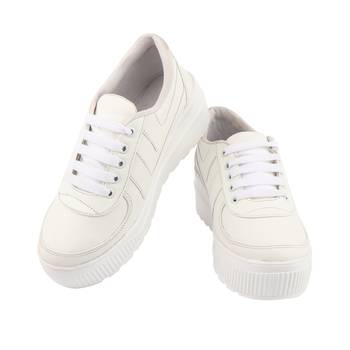 multicolor synthetic Sneakers For Women 4