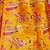 Women's Synthetic Pink & Yellow Printed Unstitched Salwar Suit Dress Material With Dupatta