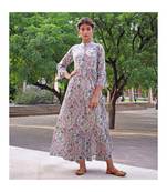 multicolor printed cotton dresses