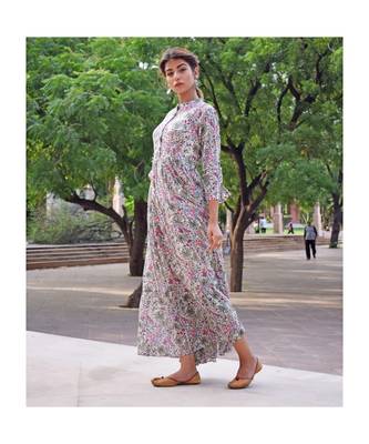 multicolor printed cotton dresses 2