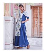 blue printed cotton dresses