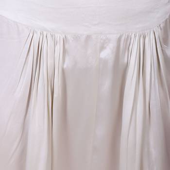 Women Poly Satin White Solid Harem Pants 5