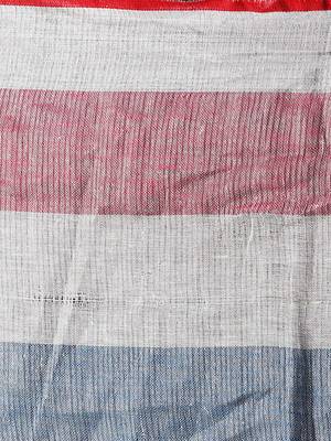 multicolor LINEN SAREE WITH CHECKERED DESIGNS 4