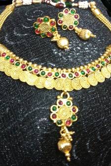 Georgeous Gold Plated Necklace Set