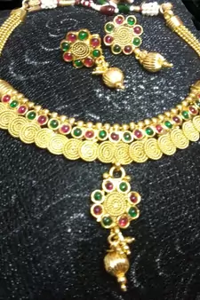 Georgeous Gold Plated Necklace Set