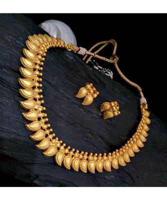 Georgeous Gold Plated Necklace Set 1