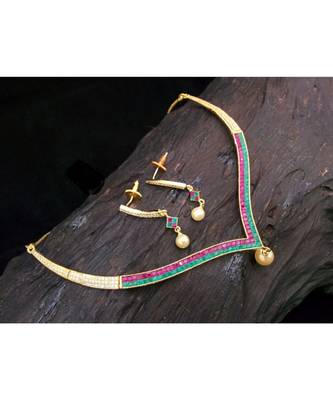 Cz Necklace Set 1