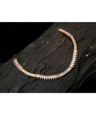 Zirconia Stones Slider Necklace 1