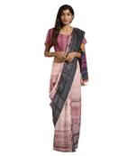 Multicolor printed georgette saree with blouse