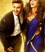 Royal blue designer pure georgette bollywood actress deepika padukone inspired saree