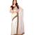 Off white designer bollywood actress kareena kapoor inspired pure net saree