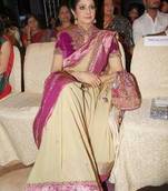 Bollywood actress Sridevi inspired designer party wear saree