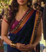 Sizzling designer bollywood actress alia bhatt inspired iconic worked party wear saree