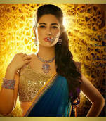 Latest indian ethnic wear amazing designer saree by nargis fakhri