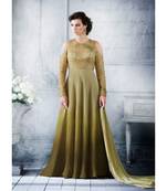 Green Embroidered Art Silk Semi Stitched Salwar With Dupatta