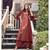 Women's Maroon Modal Jacquard Wonderful Designer Kurtis