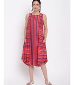 Pink Stripe Kurta Dress