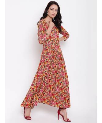 Beige Tie-up Dress 3