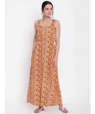 RK Print Elastic Dress 1