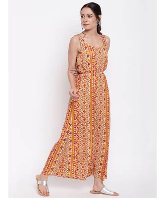 RK Print Elastic Dress 3