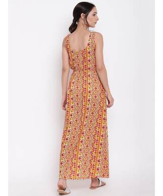 RK Print Elastic Dress 4