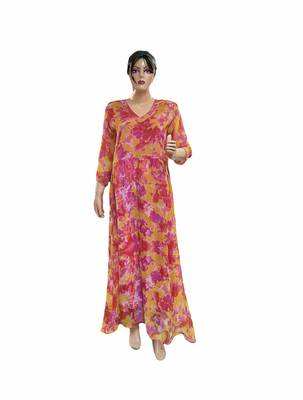 Multicolor Anarkali Naznin Chiffon Long Kurti 1