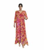 Multicolor Anarkali Naznin Chiffon Long Kurti