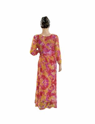 Multicolor Anarkali Naznin Chiffon Long Kurti 2