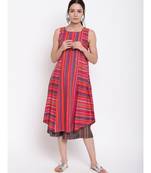 Pink Stripe Kurta Set