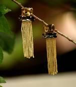 Gold earrings