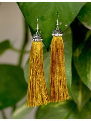 Yellow earrings 1