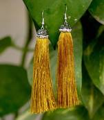 Yellow earrings