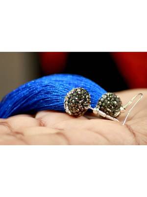 Blue earrings 2