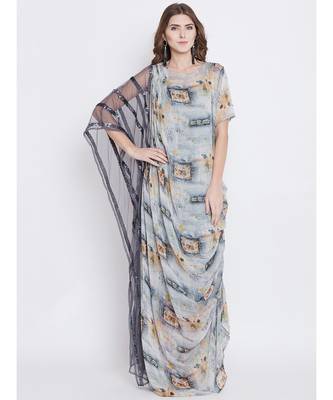 Demi in DrapeMaxi Kaftan 1