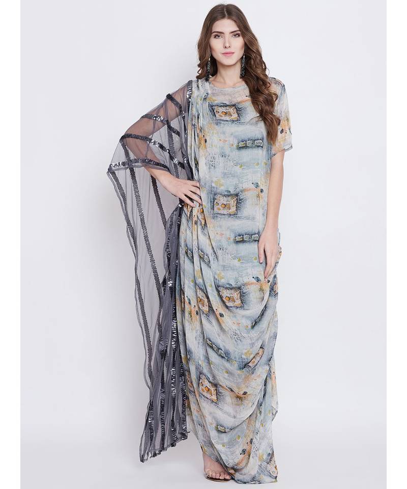 Demi in DrapeMaxi Kaftan