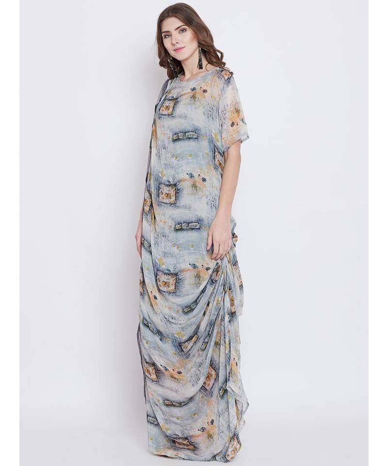 Demi in DrapeMaxi Kaftan