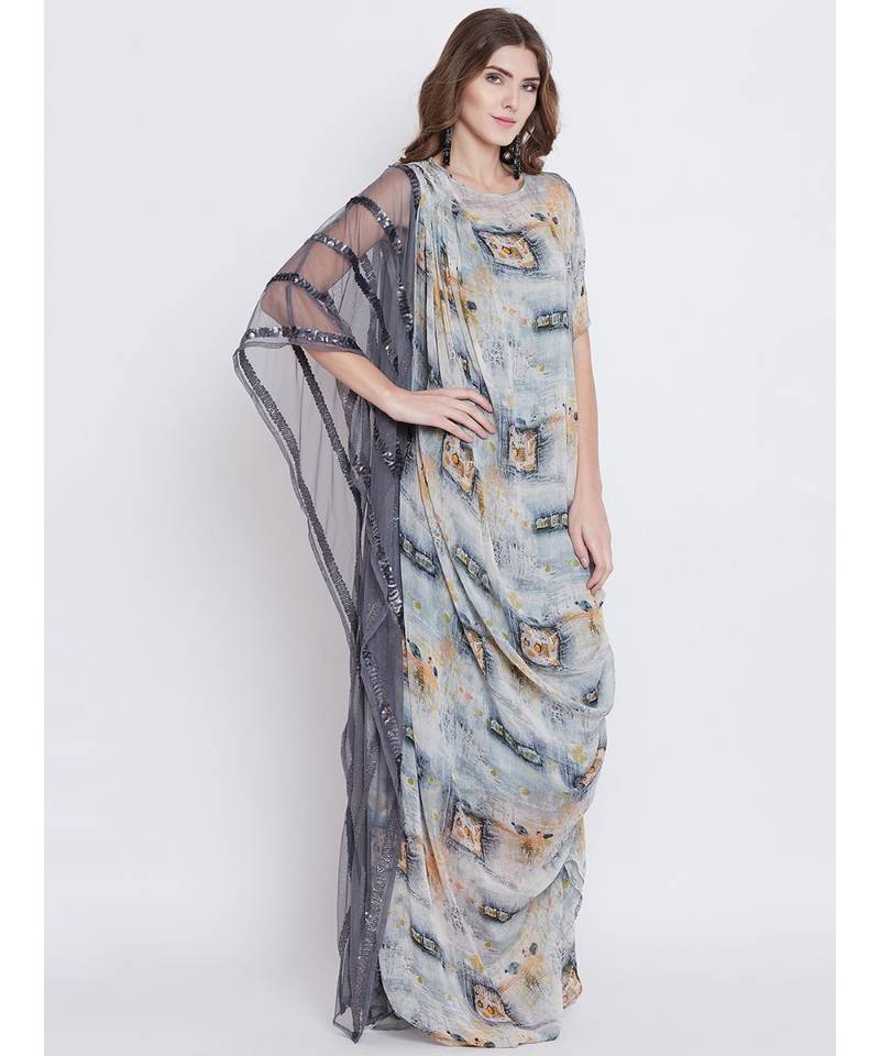 Demi in DrapeMaxi Kaftan