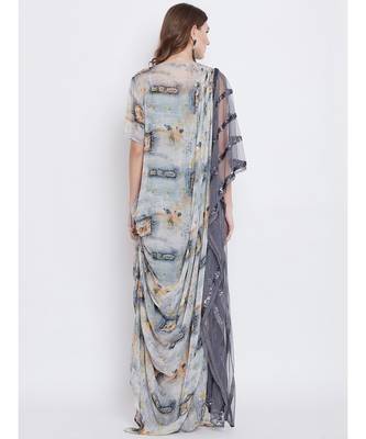 Demi in DrapeMaxi Kaftan 5