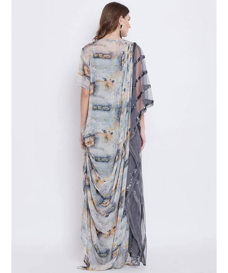 Demi in DrapeMaxi Kaftan