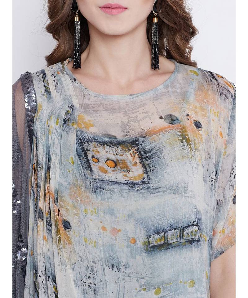 Demi in DrapeMaxi Kaftan