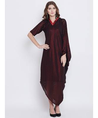 Black Magic Drape Kaftan 1