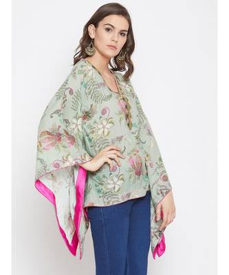 Floral Embellished Kaftan Top 4