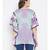 Floral Border Kaftan Top